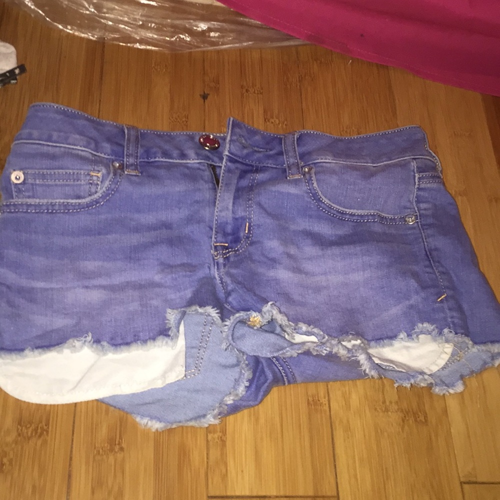 Denim shorts